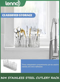 304 Stainless Steel Utensil Holder, Dish Drying Rack, kitchen