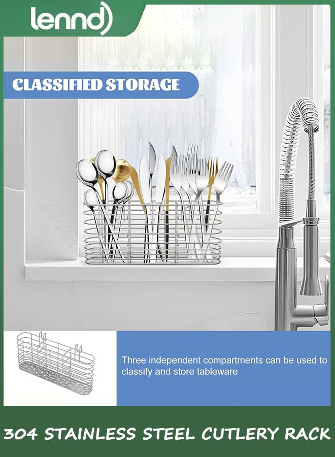 304 Stainless Steel Utensil Holder, Dish Drying Rack, kitchen