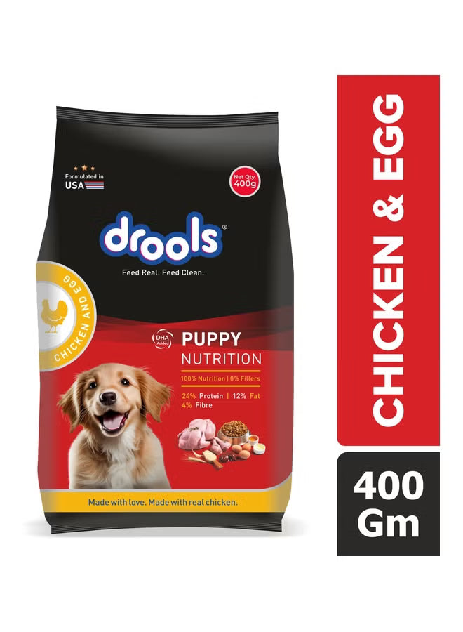Puppy Dry Dog Food Chicken & Egg