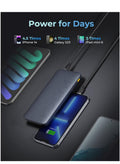 20,000 mAh Fast Charging Power Bank – 22.5W PD & QC 3.0 USB-C / Type-C Slim Portable Battery Pack, 20000mAh High Capacity Charger for iPhone Air