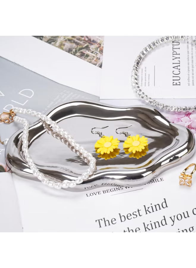 Ceramic Jewelry Tray for Ring Key Jewelry Cute Cloud Shape