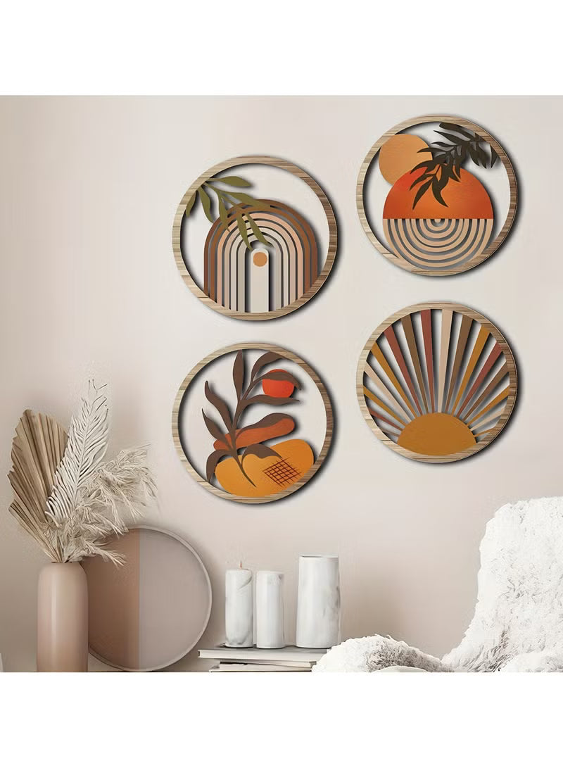 4 Hollowed-out country farmhouse wall art decoration