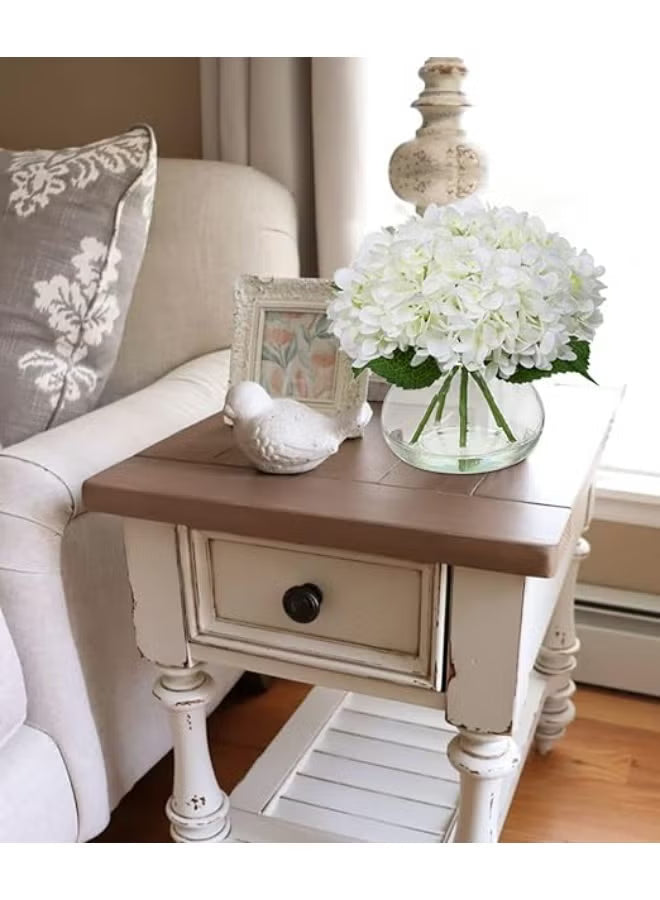 3Pcs Silk Hydrangea Artificial Flowers Realistic Hydrangea Flowers