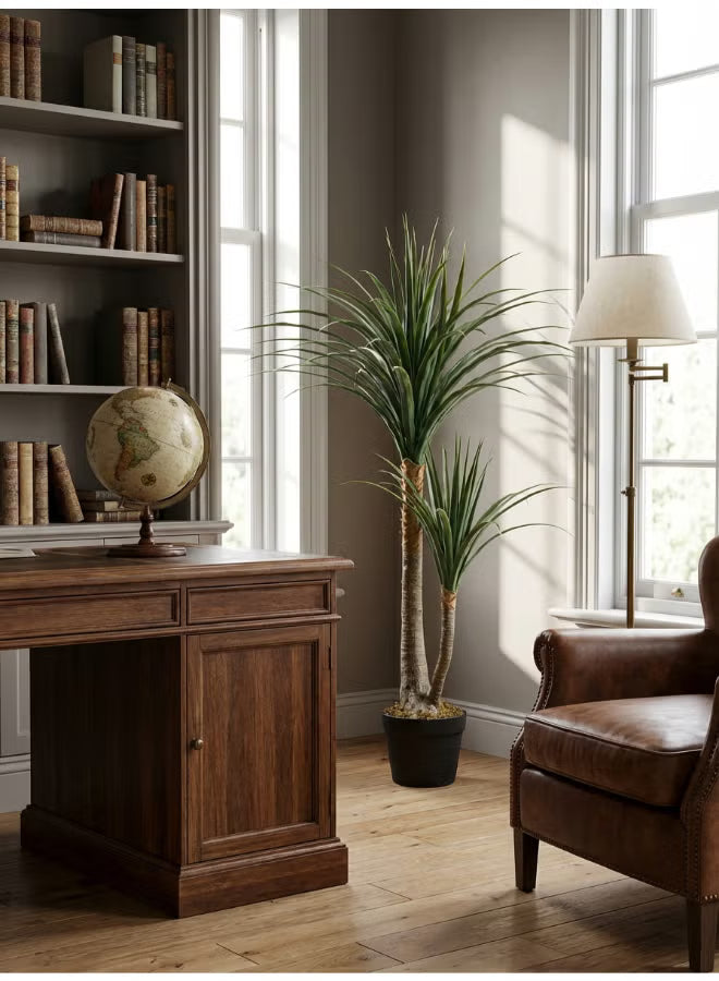 Yucca 120cm (4 ft) Tall Artificial Tree with Pot | Floor Plant with Lifelike Design