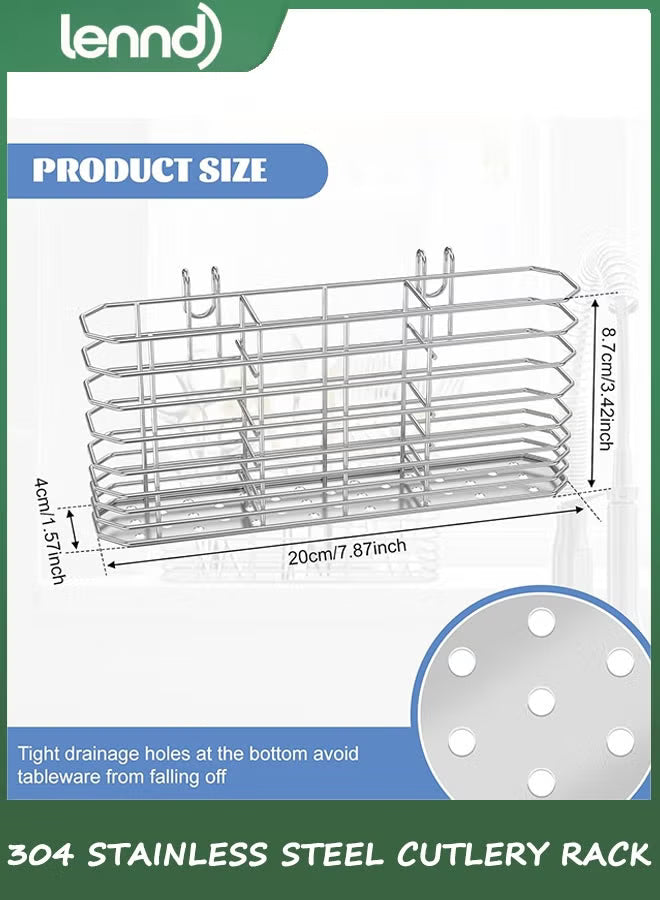 304 Stainless Steel Utensil Holder, Dish Drying Rack, kitchen