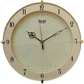 Ajanta Abstract Plastic Quartz Round Plastic Analog Wall Clock