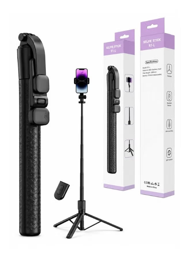 Portable Foldable Bluetooth Selfie Stick with Wireless Remote Shutter for Smartphones