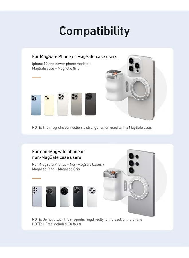 TELESIN Fun Shot Magnetic Phone Camera DSLR Style