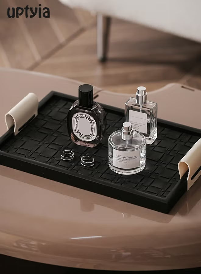 Rectangle Serving Tray Decor Platter, Elegant and Luxurious Jewelry