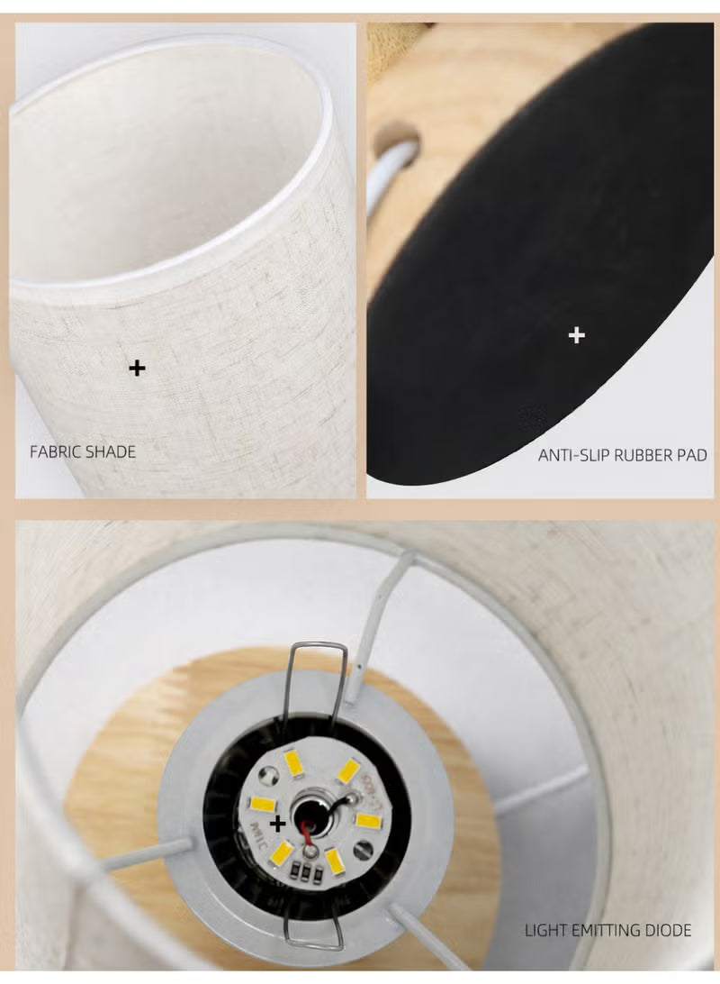 USB-Powered LED Table Lamp with 3-Level Dimmable Warm White Light
