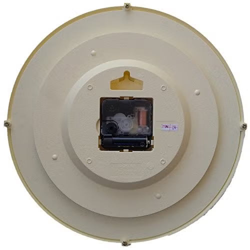 Ajanta Abstract Plastic Quartz Round Plastic Analog Wall Clock