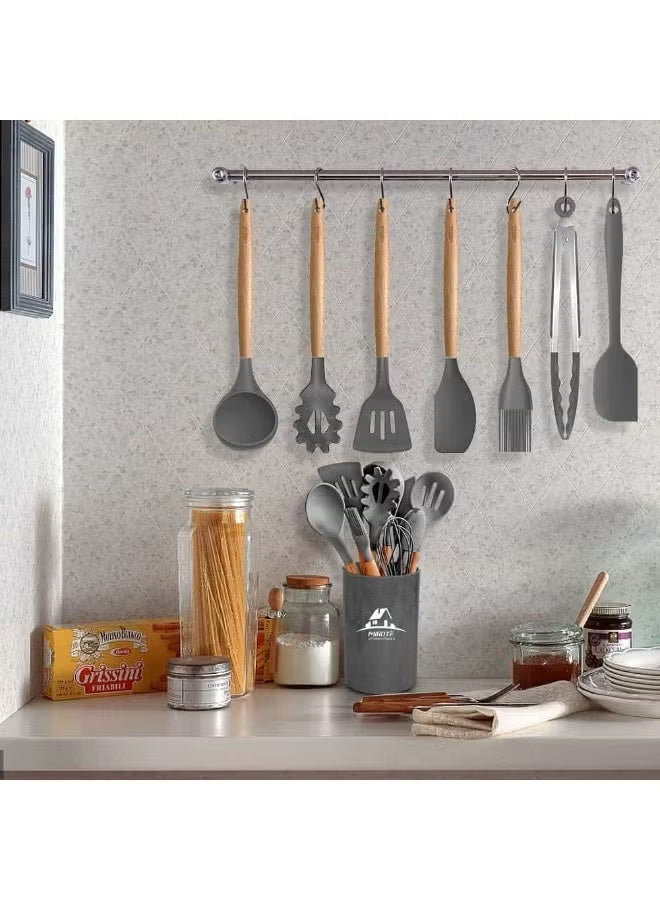 14 Pcs Silicone Cooking Utensils Set Heat Resistant Kitchen Tools