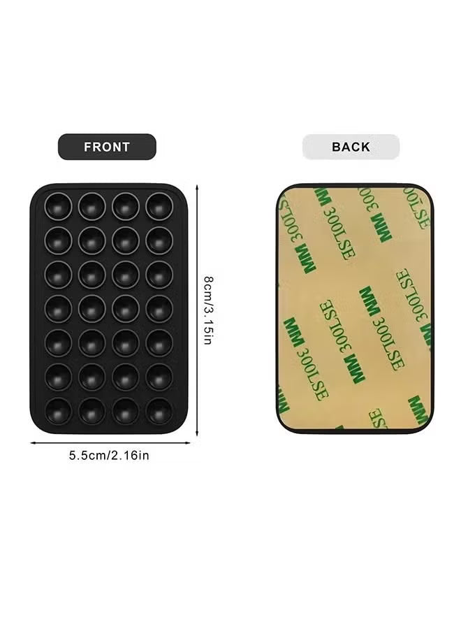 Suction Phone Case Mount, 4Pcs Silicone Phone Suction Grip Compatible with iPhone and Android Cases