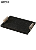 Rectangle Serving Tray Decor Platter, Elegant and Luxurious Jewelry