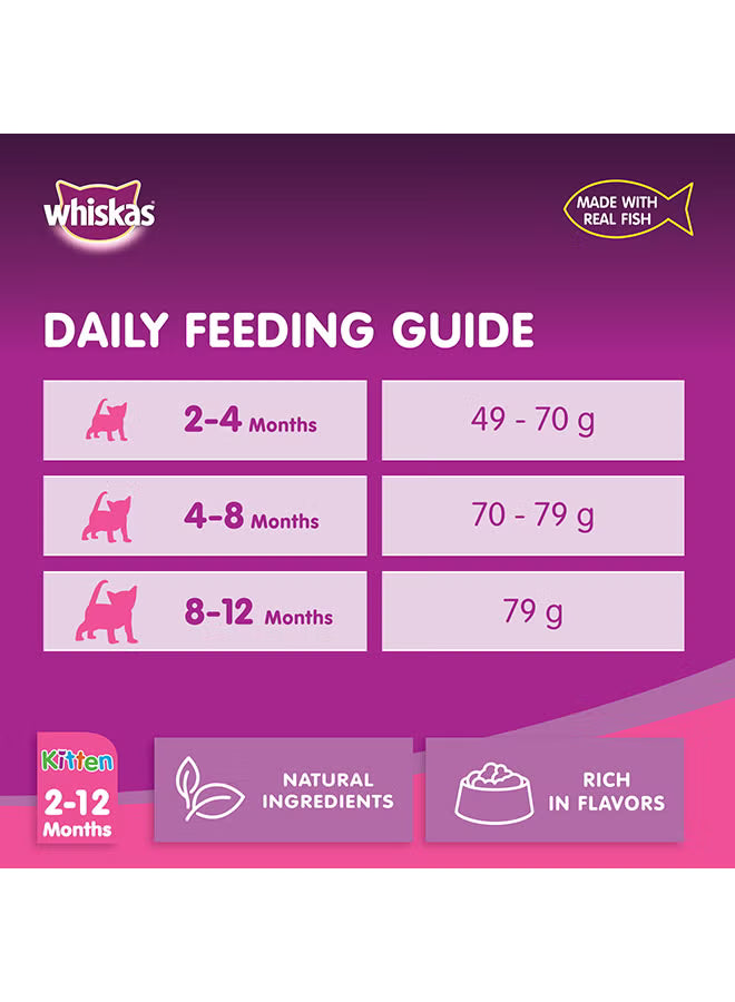 Kitten Ocean Fish Flavor With Milk, Dry Food Bag 1.1kg