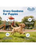 Puppy Wet Dog Food Real Chicken and Chicken Liver Chunks in Gravy Pouches
