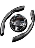 Dunekart Universal Car Steering Wheel Cover, Carbon Fiber Texture Non-Slip