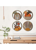 4 Hollowed-out country farmhouse wall art decoration