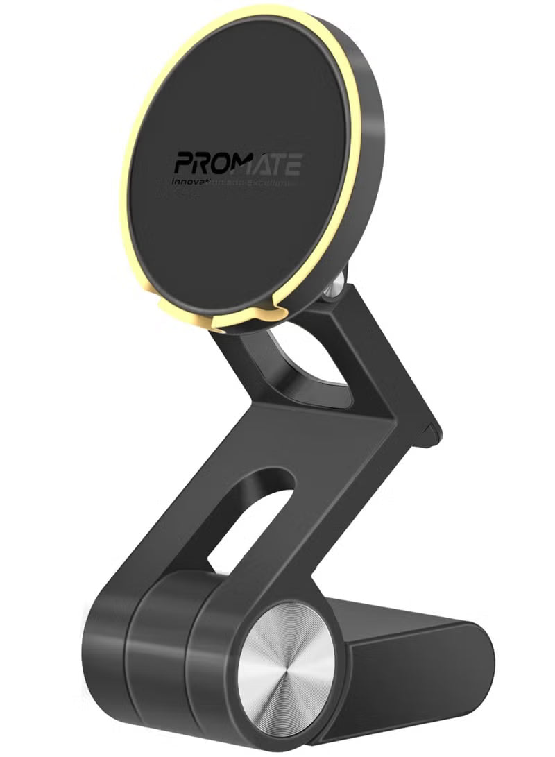 Extendable Phone Mount with Foldable Stand, Ideal for Apple Continuity Camera Users, MagSafe Compatibility, Perfect Desk View for iPhone, iMac & MacBooks,All Types of Displays,VersaMount Black