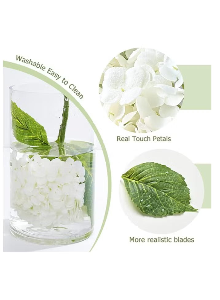 3Pcs Silk Hydrangea Artificial Flowers Realistic Hydrangea Flowers