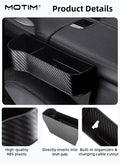 2 Pieces Car Seat Gap Filler Organizer, Multifunctional Car Console Side Storage Box Car Seat Organizer for Holding Cup, Phone, Keys, Wallet, Sunglasses