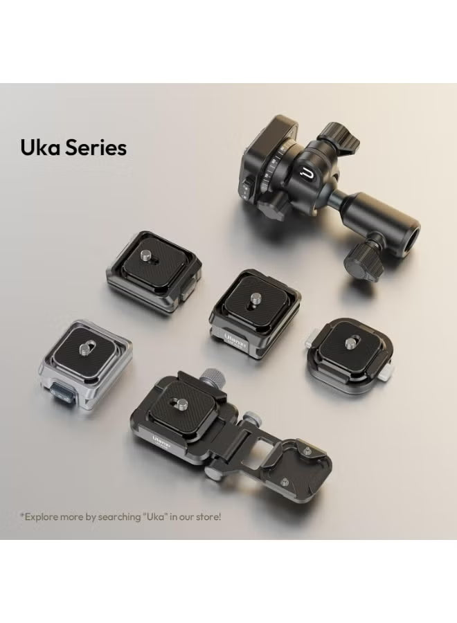 ULANZI C061 Camera Quick Release Plate, Quick Release Plate, for DJI RS2/3/3 Pro/4/4 Pro/RS 4 Mini Stabilisers, Cimbal Stabiliser Accessories, Maximum Load Capacity 6 kg