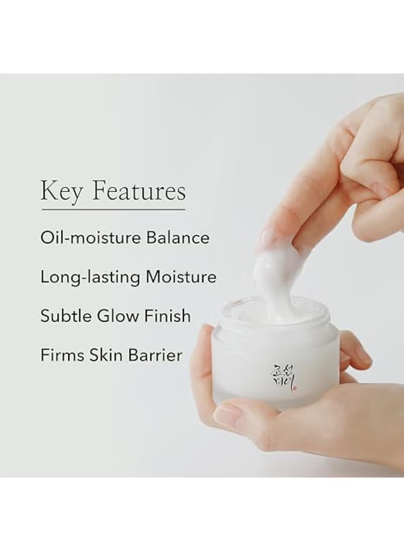 Dynasty Cream Facial Moisturizer for Dry, Acne-Prone, Sensitive Skin. Daily Hydration Korean Skincare for Men and Women 50ml White 50ml