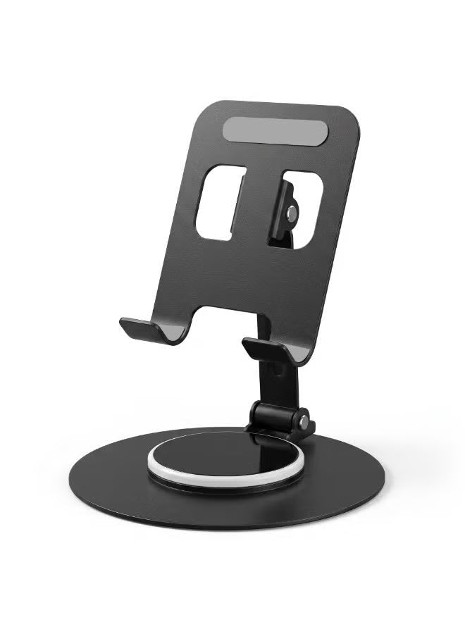 Duravel Adjustable Tablet & Phone Desk Stand, 360° Rotating Base,Universal Phone Holder for Desk