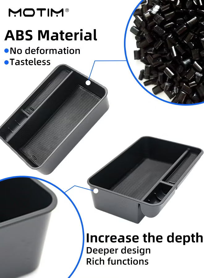 Central Armrest Storage Box, Center Console Organizer Storage Tray for Nissan Patrol Y62/Infiniti QX80
