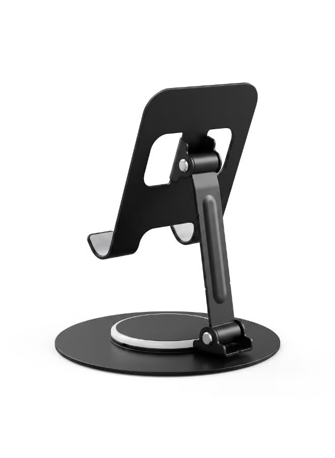 Duravel Adjustable Tablet & Phone Desk Stand, 360° Rotating Base,Universal Phone Holder for Desk