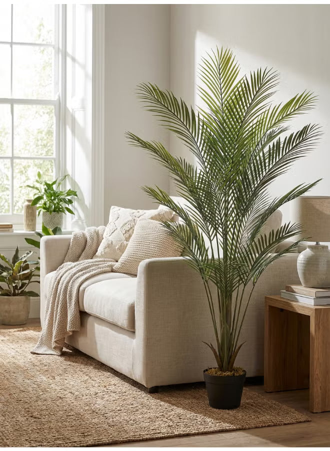 Palm 150cm (5 ft) Tall Artificial Tree with Pot | Floor Plant with Lifelike Design