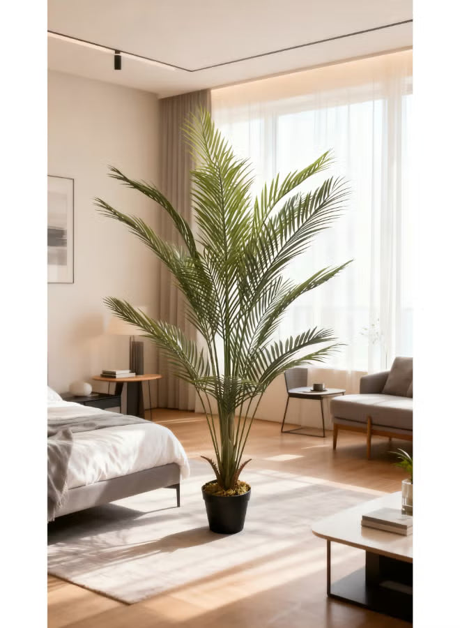 Palm 150cm (5 ft) Tall Artificial Tree with Pot | Floor Plant with Lifelike Design