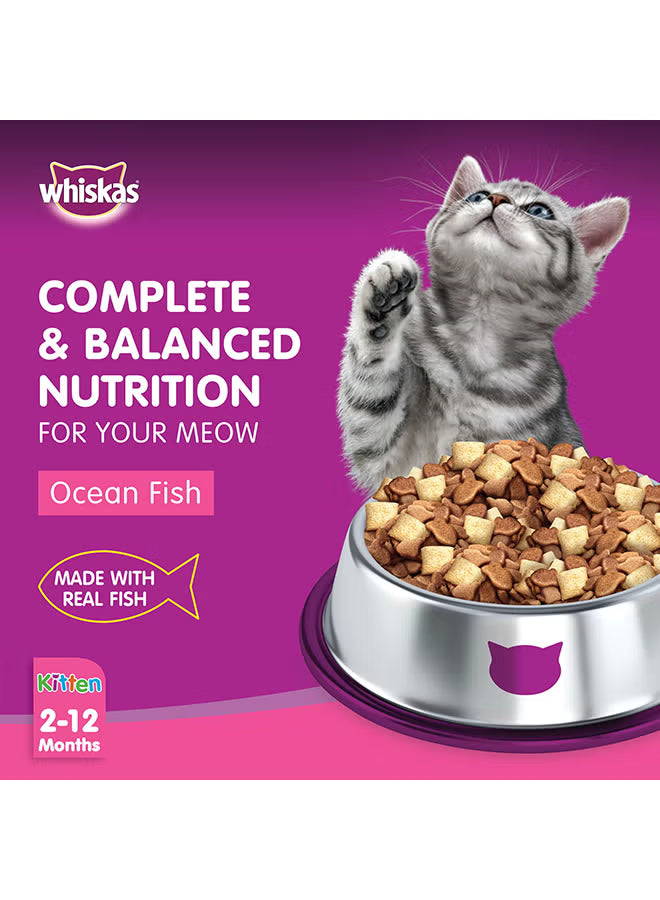 Kitten Ocean Fish Flavor With Milk, Dry Food Bag 1.1kg