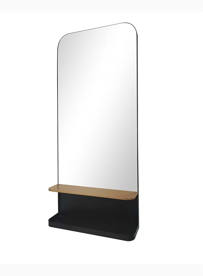 Iron Framed Wall Mirror, Modern Decorative Hanging Mirror For Living Room