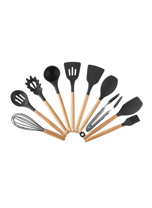 12-Piece Cooking Utensils Kitchen Set Multicolour