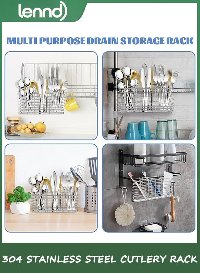 304 Stainless Steel Utensil Holder, Dish Drying Rack, kitchen
