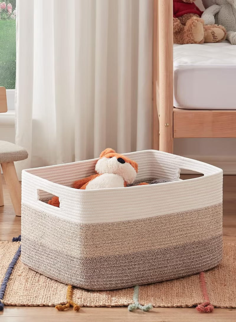 Haidue Handwoven Storage Basket - Large Size 55*43*30.5cm Decorative Organizer for Bedroom