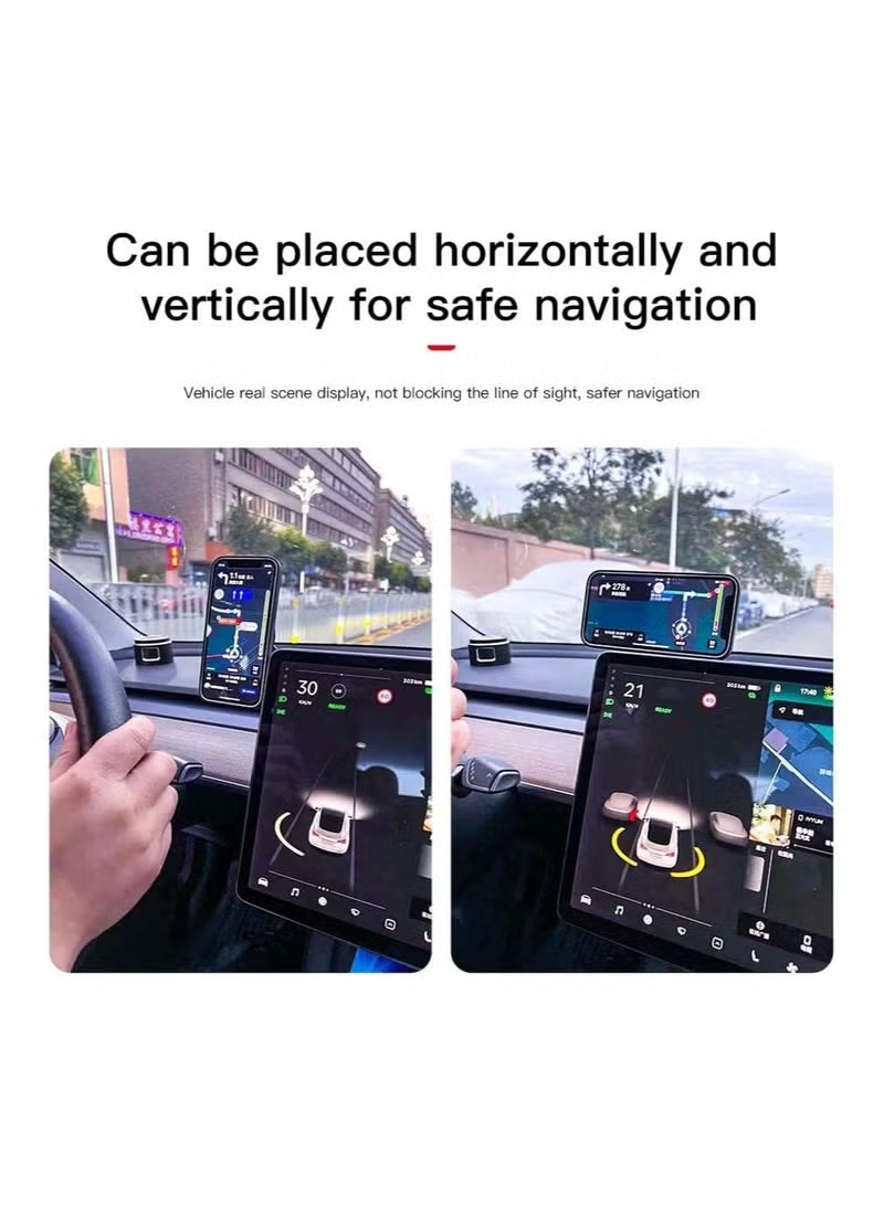 Car Phone Holder,TESLA mount, Foldable Magnetic Phone Holder