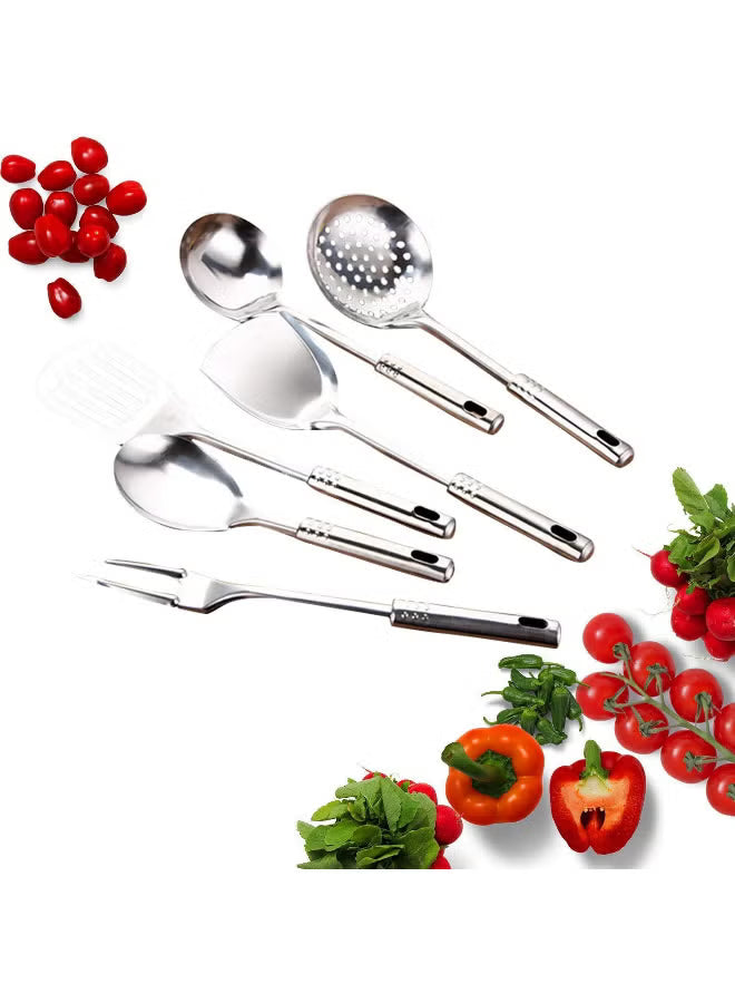 7PCS/Set Multifunction Kitchen Tools Set With Holder Stainless Steel Kitchenware