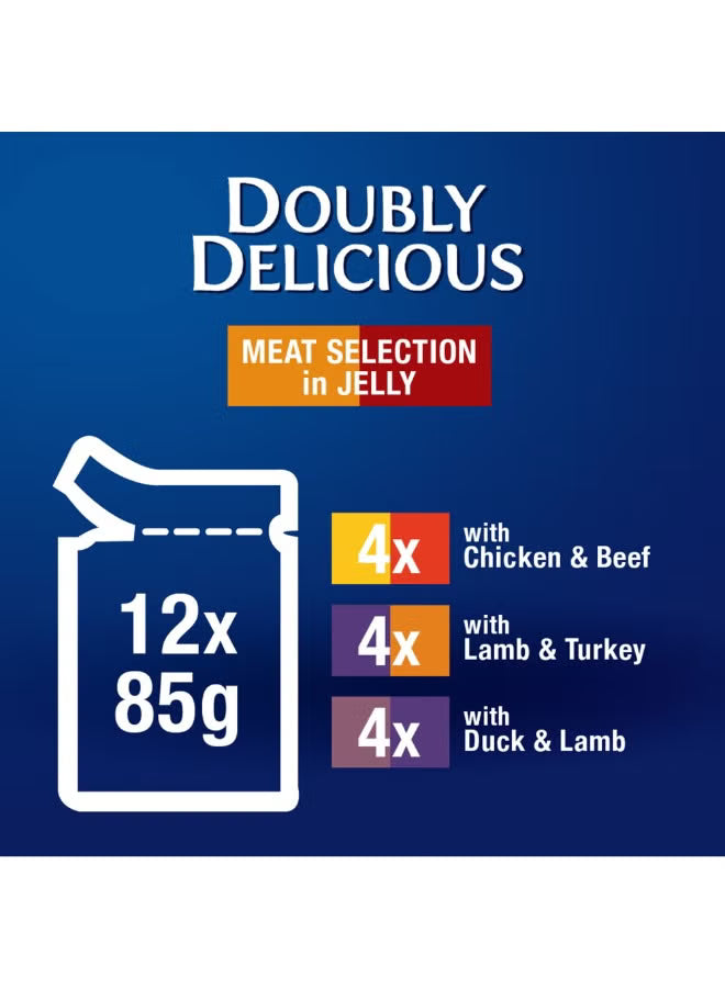 Adult As Good as it Looks Meat Selection in Jelly Wet Cat Food