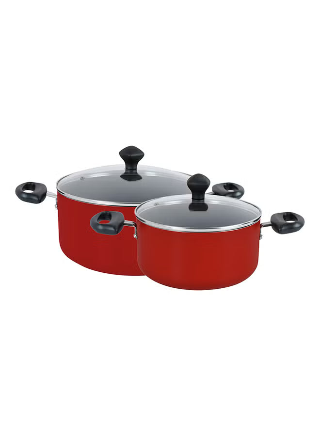 9-Piece Aluminium Non-Stick Coating Durable Design Non-Slip