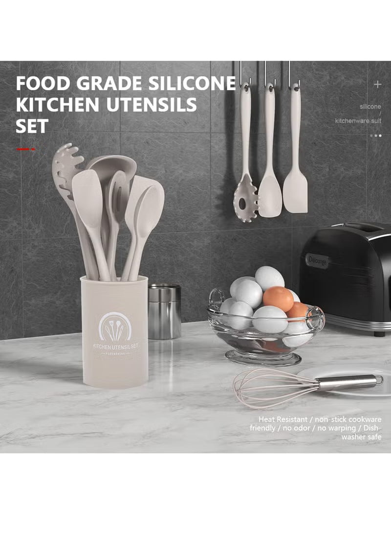 15pcs Silicone Cooking Utensils Set , 230℃ Heat Resistant Kitchen Utensils,Turner