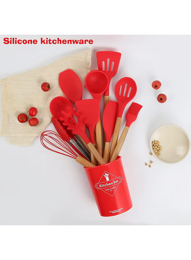 12-Piece Cooking Utensils Kitchen Set Multicolour