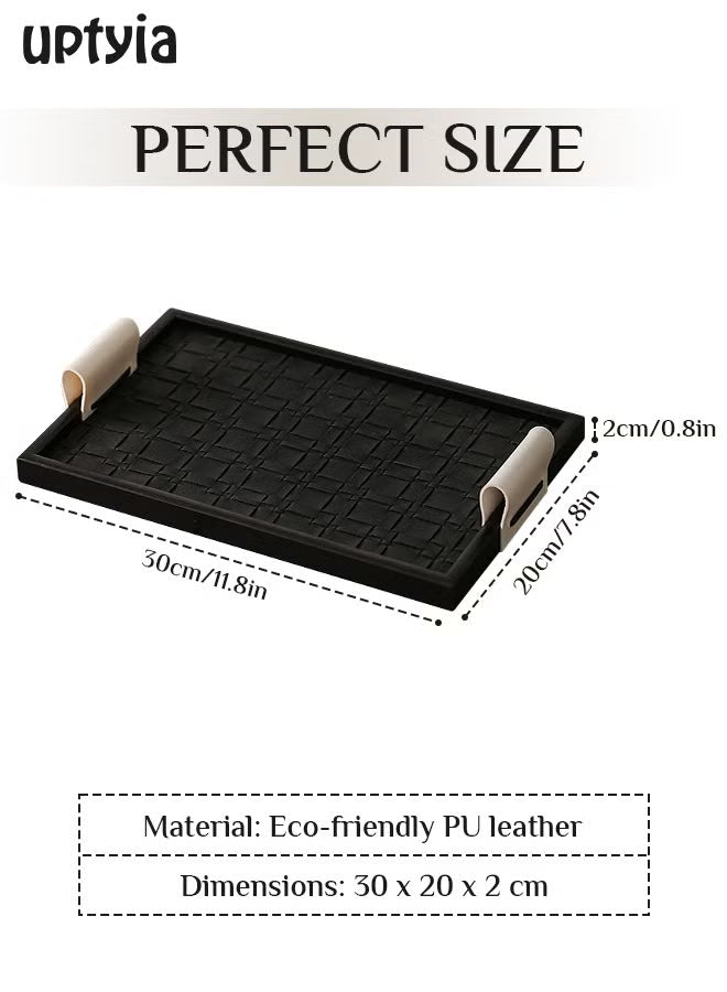 Rectangle Serving Tray Decor Platter, Elegant and Luxurious Jewelry