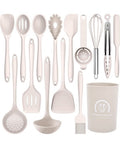 15pcs Silicone Cooking Utensils Set , 230℃ Heat Resistant Kitchen Utensils,Turner