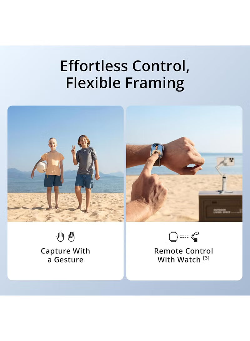Osmo Mobile 7 Gimbal Stabilizer for iPhone, Android, Built-in Tripod, Ultra-Light