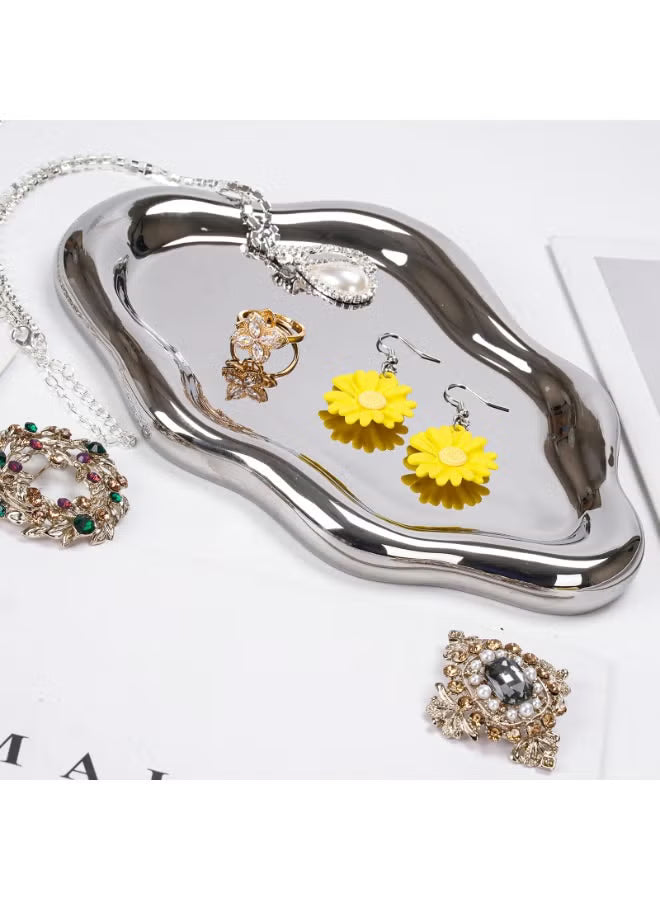 Ceramic Jewelry Tray for Ring Key Jewelry Cute Cloud Shape