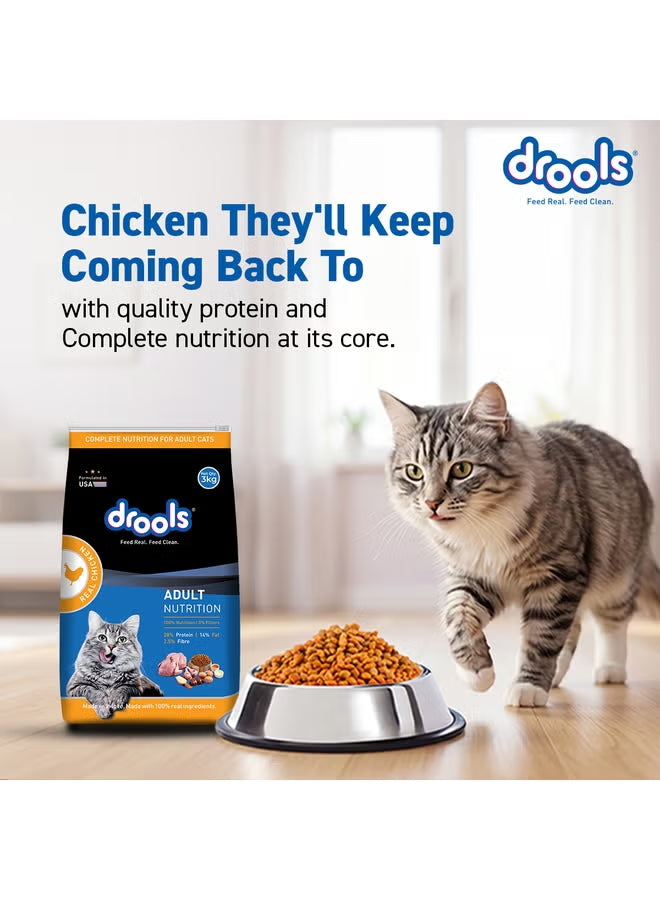 Drools Adult Cat Food with Creamy Treats