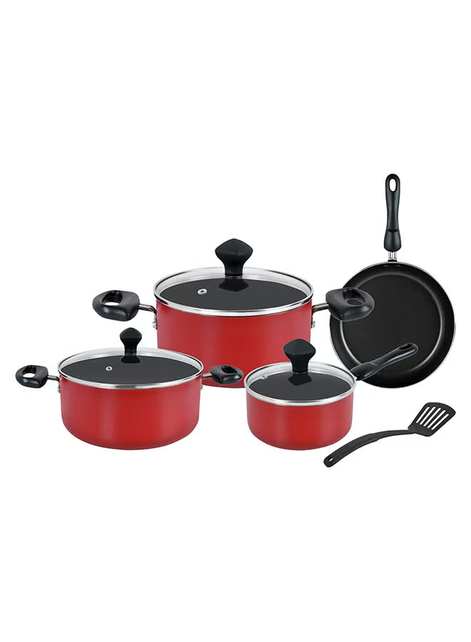 8-Piece Non Stick Value Pack Cooking Set-Durable-stain proof Includes