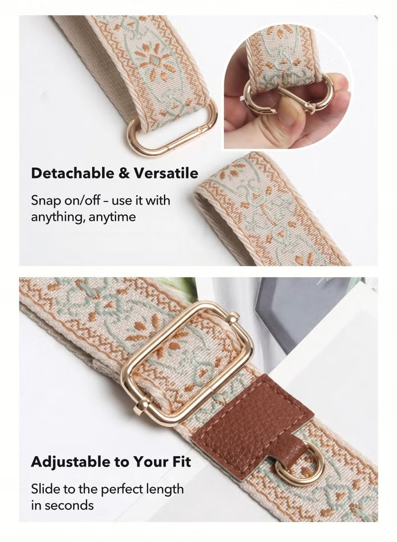 Universal Wide Phone Crossbody Strap with Mini Pouch